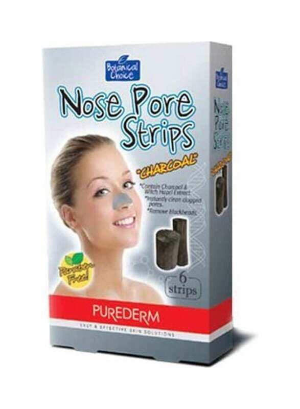 

Purederm Nose Pore Strips Charcoal, Black, 6 Pieces