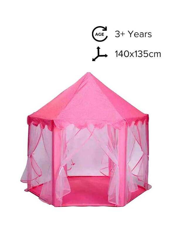 

Beauenty Foldable Lightweight Compact Portable Unique Design Princess Castle Play House Tent, Ages 3+, Multicolour