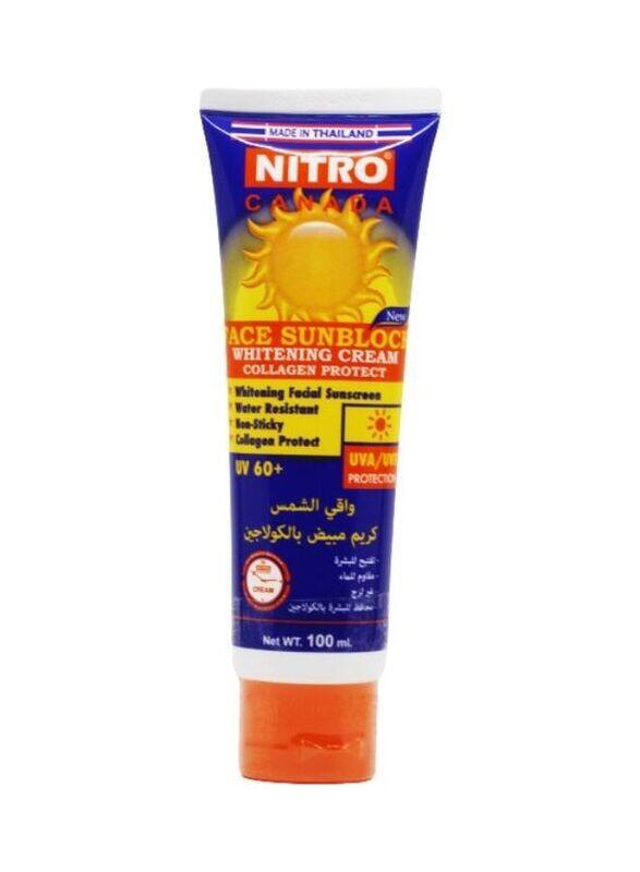 

Nitro Canada Sunscreen & Whitening Cream with Collagen, White, 100ml