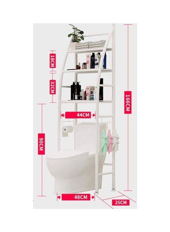 

NuSense Metal Toilet Space Saver Shelf, White