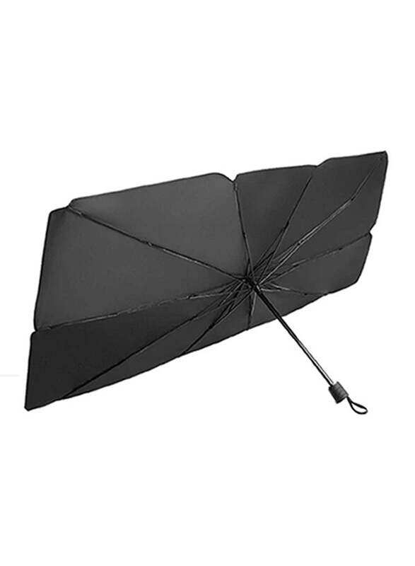 

Generic Foldable Sunshade Umbrella Cover, Black