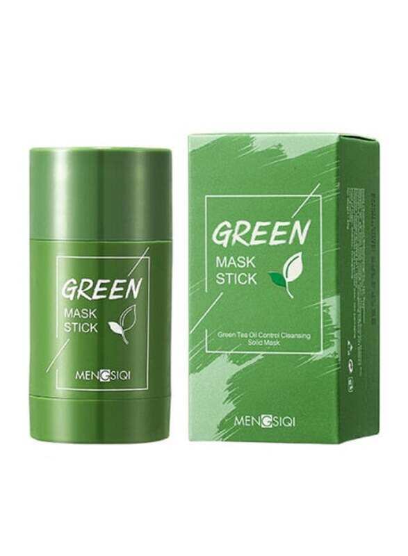 

Mengsiqi Green Tea Oil Control Cleansing Solid Mask, Green, 40gm