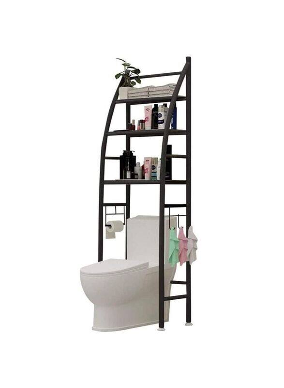 

Generic 3 Shelf Over The Toilet Bathroom Shelf, Black