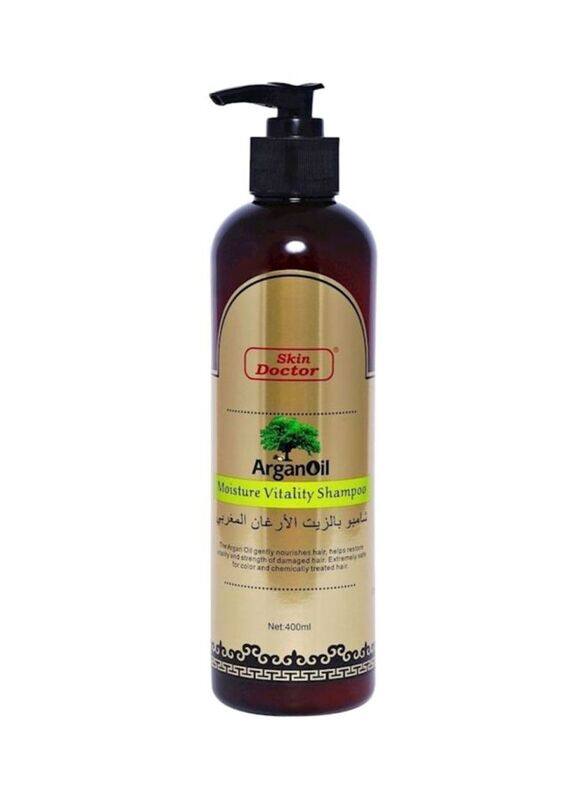 

Skin Doctor Argan Oil Moisture Vitality Shampoo for All Type Hair, 400ml