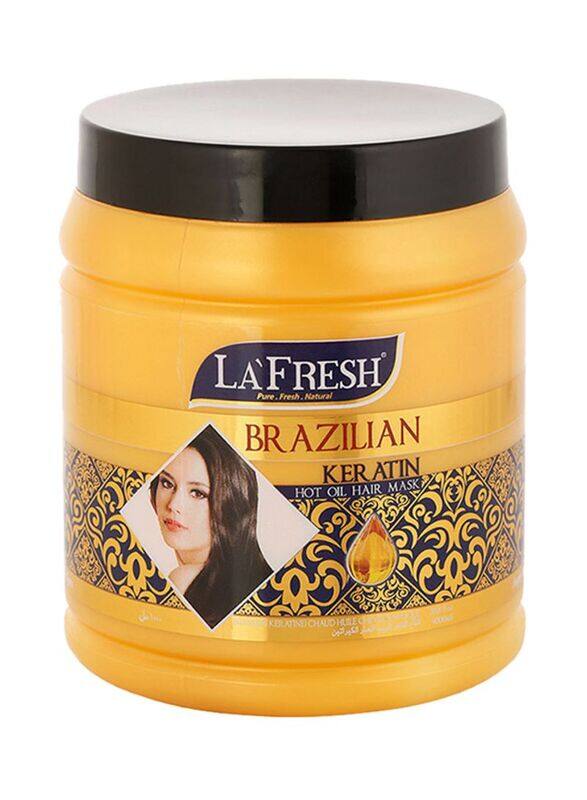 

La Fresh Brazilian Keratin Hot Oil Hair Cream for All Hair Type, 1000ml