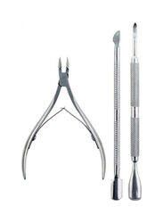 Stainless Steel Nail Art Manicure Tools Set, Multicolour