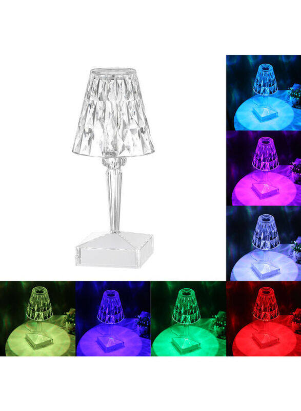 

Generic Acrylic Diamond Table Lamp, Multicolour