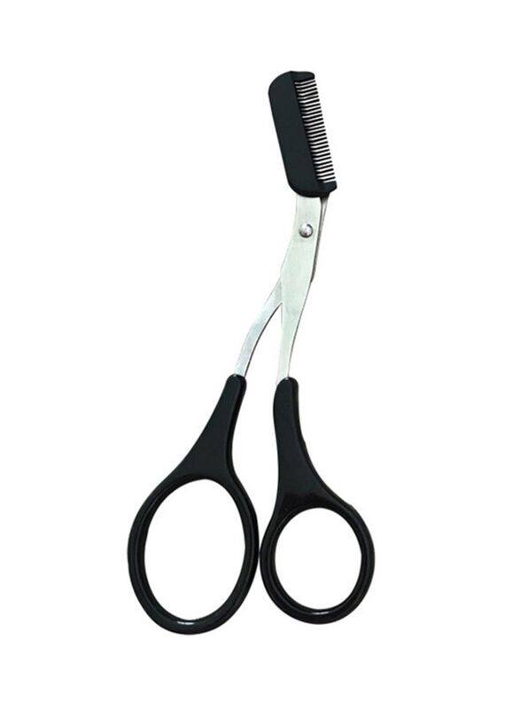 

Generic Eyebrow Trimmer Scissor Comb, Black
