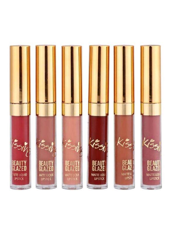 

Beauty Glazed Beauty Galzed 6-Piece Matte Liquid Lipstick Set, Multicolour