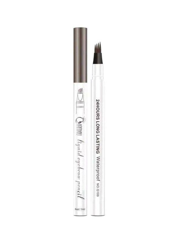 

Qianxiu 24 Hours Long Lasting Waterproof Liquid Eyebrow Pencil, Brown