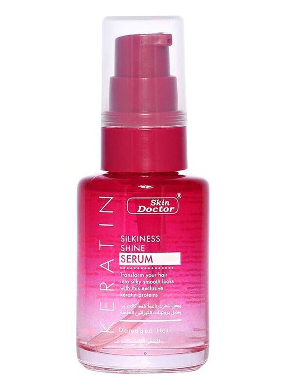 

Skin Doctor Keratin Silkiness Shine Hair Serum for All Hair Types, 30ml