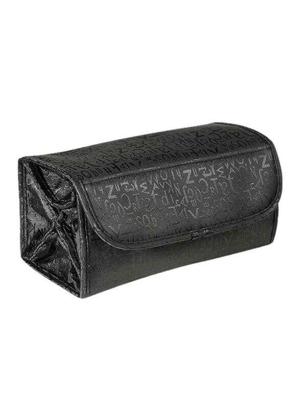 

Generic Makeup Organizer Roll Up Travel Bag, Black