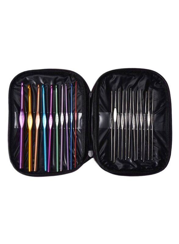 

Generic Crochet Knitting Needle Set, 22 Pieces, DJ186800, Multicolour