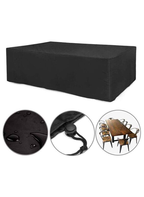 

Generic Waterproof Patio Furniture Cover, Black
