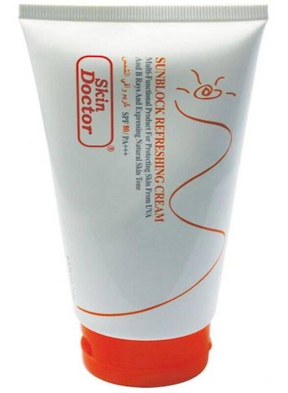 

Skin Doctor Sunblock Refreshing Spf 80 Cream, 150g