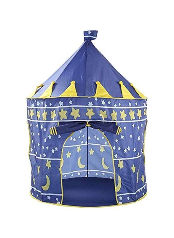 

Generic Portable Kids Princess Castle Outdoor Pop Up Play House Tent, Ages 3+, Blue