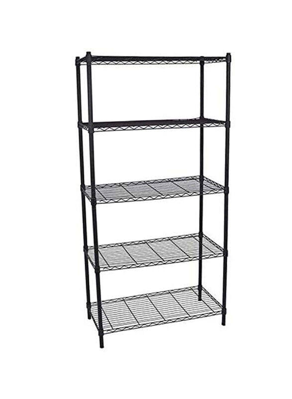 

Generic Classic Storage Rack, 55 x 30 x 150 cm, Black