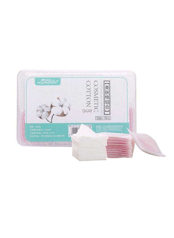 

Lameila Cosmetic Cotton Pads, 570 Pieces, White