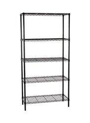 5-Tier Storage Shelving Shelf, Black