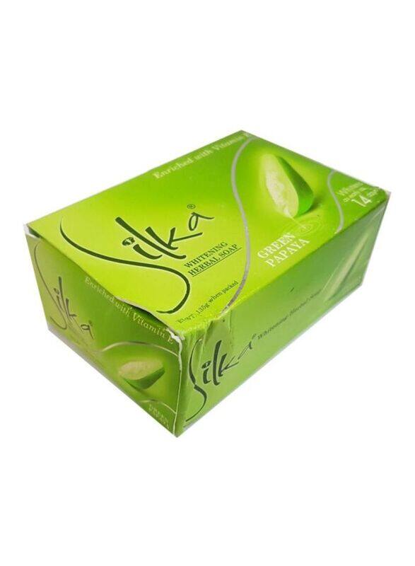 

Silka Whitening Herbal Soap, Green, 135gm