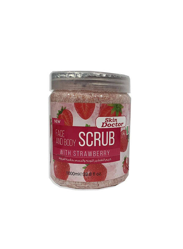 

Skin Doctor Face And Body Scrub With Strawberry, 1000ml