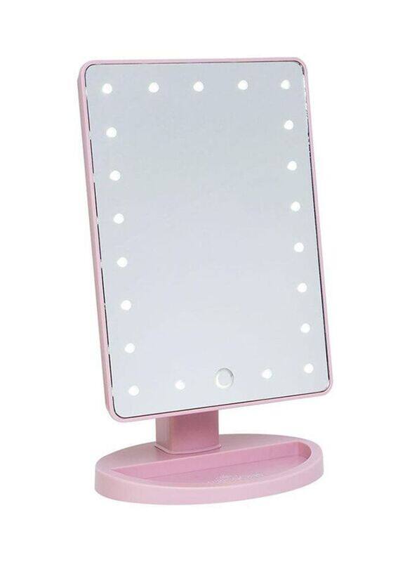 

Generic Makeup Mirror with LED, Pink