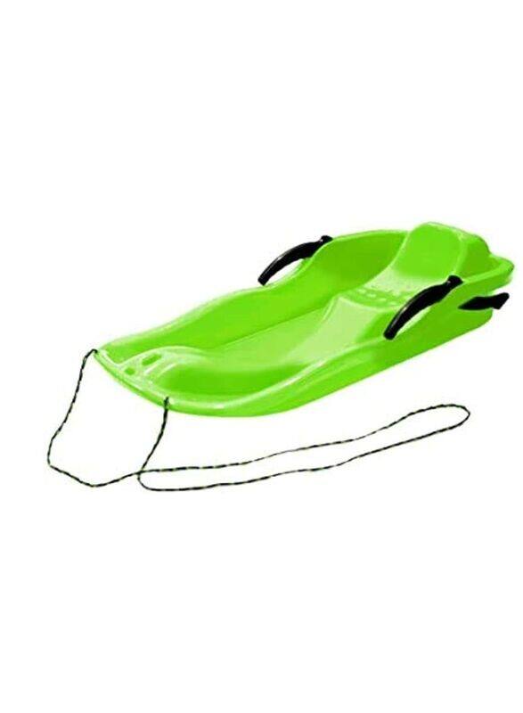 

Generic Outdoor Sports Plastic Skiing Boards Sled Luge Snow Grass Sand Board, Green