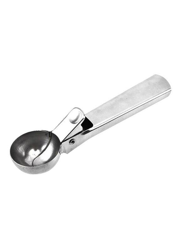 

Generic Stainless Steel Trigger Lever Ice Cream Scoop, Silver