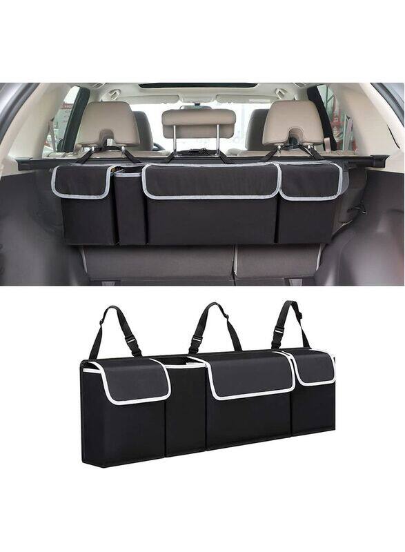 

Generic Car Trunk Backseat Hanging Organizer, Black