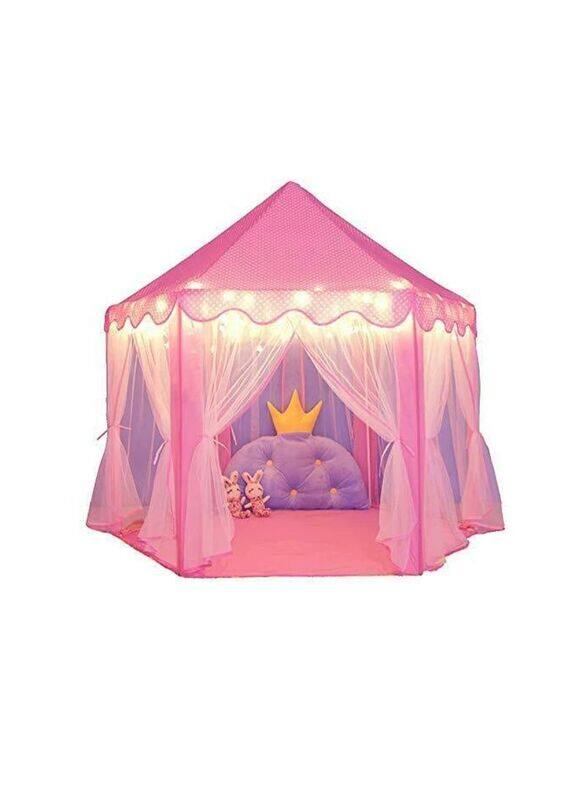 

Blooming Time Princess Castle Play Tent with Star Lights, Ages 3+, Pink