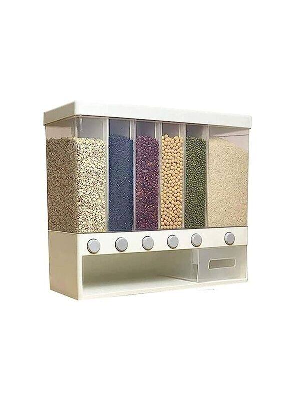 

Blooming Time Wall Mounted Rice and Cereal Dispenser, Clear