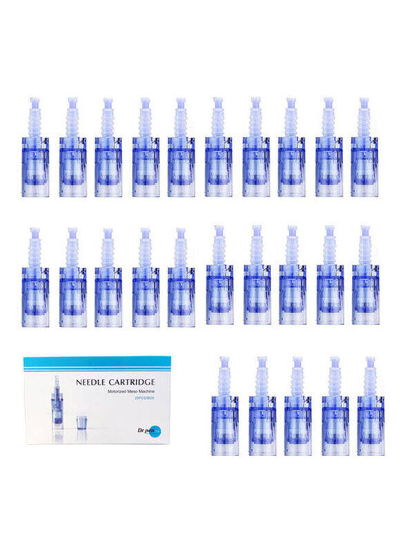 

Dr. Pen Derma Ultima A6 Replaceable Cartridges 36Pins Blue, 8cm, 25 Pieces