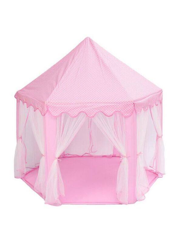 

Generic Lovely Hexagonal Princess Castle Game House Toy Tent, Pink