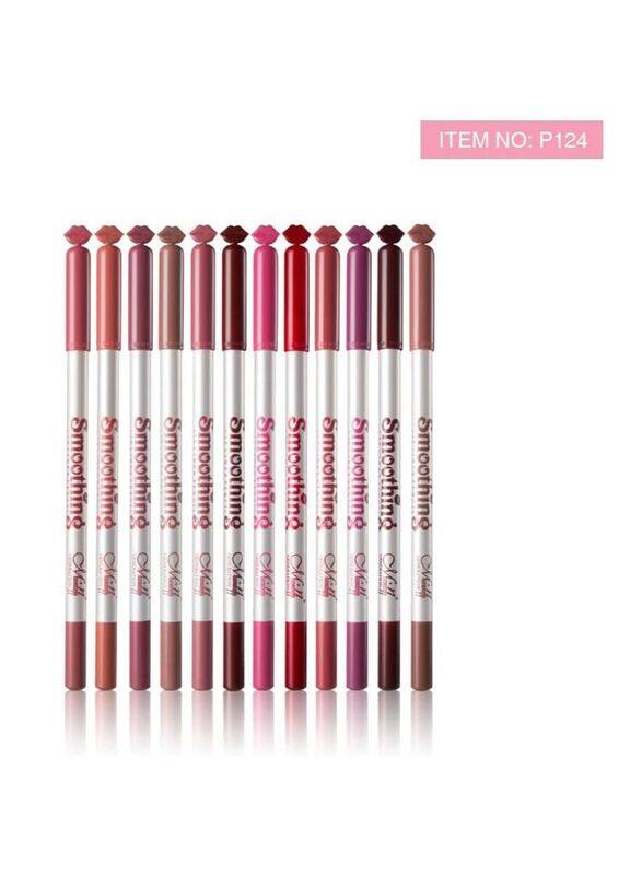 

Menow Lip Liner Pencil Set, 12 Pieces, Multicolour