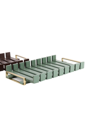 Fyze Tray, Gold/Green