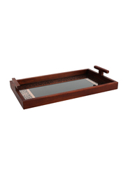 Onycs Wood Tray, Brown