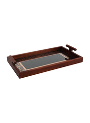 Onycs Wood Tray, Brown