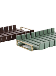 Fyze Tray, Gold/Green