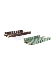 Fyze Tray, Gold/Green