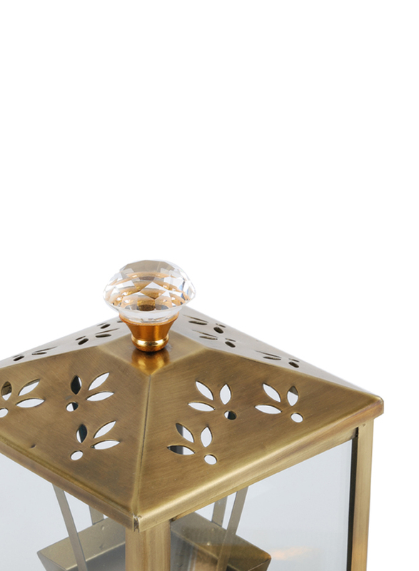 Faham Stainless Steel Mahkbar Incense Burner, Gold