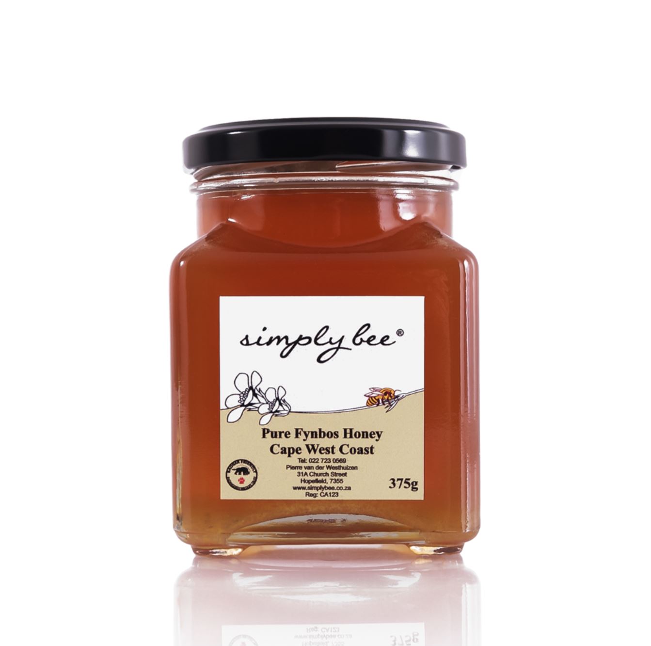 Simply Bee Raw Fynbos Honey - 375 gm