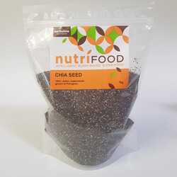 NutriFood Chia Seed from Paraguay - 1Kg Bulk Pack