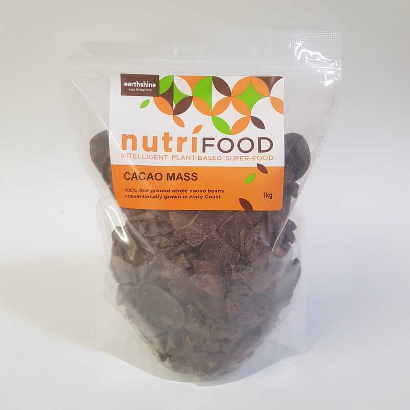 NutriFood Pure Cacao Mass from Ivory Coast - 1Kg Bulk Pack