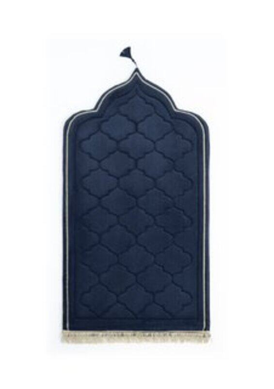 

THE MODEST COMPANY Velvet Foam prayer mat Navy Blue