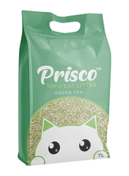 Prisco Green Tea Tofu Cat Litter, 7L, Green