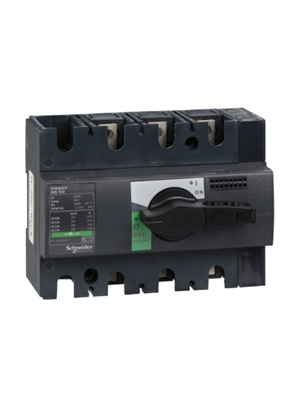 

Schneider Electric Compact INS100 3-Poles Switch Disconnector, Black