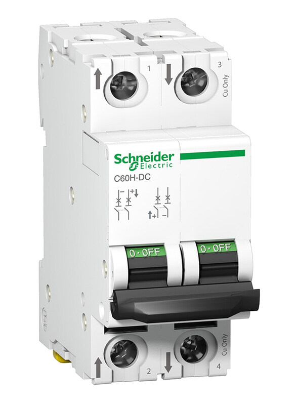 

Schneider Electric A9N61531 C60H-DC 500V DC 16A 2P C Miniature Circuit Breaker, White