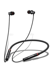 Lenovo Wireless / Bluetooth 5.0 In-Ear Neckband Headphones with Mic, HEO5X, Black