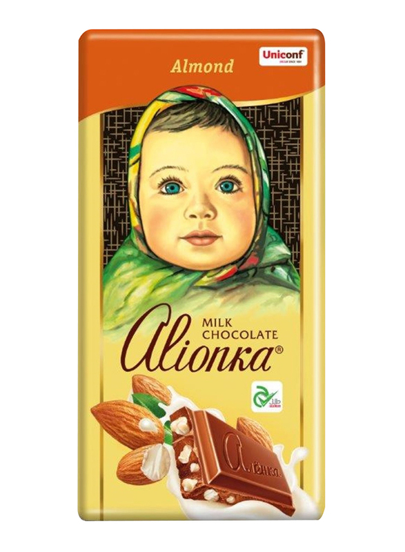 Alionka Milk Chocolate with Almond, 90g