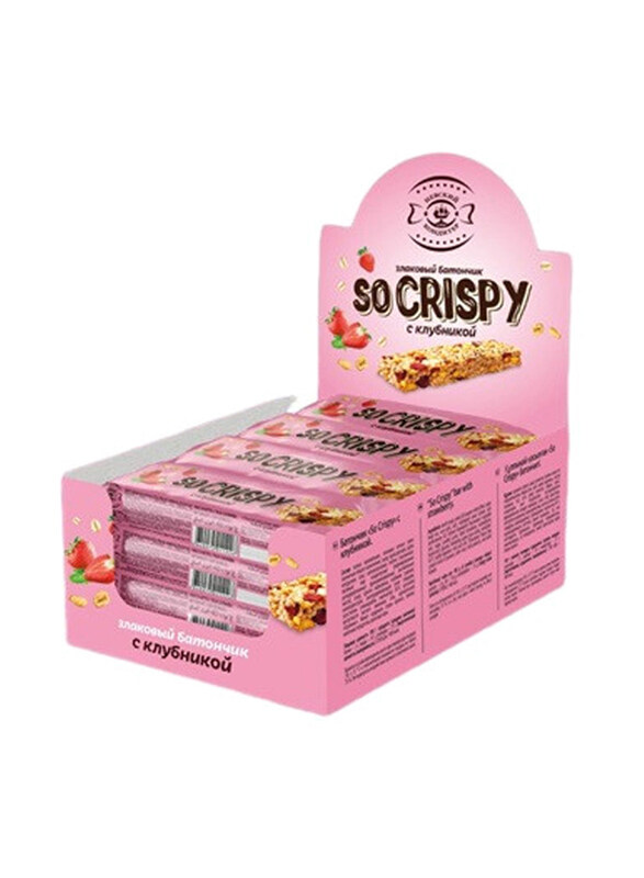 

Nevskiy Konditer So Crispy Bar with Strawberry, 960g